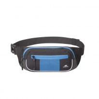 5215 noir/bleu sac de ceinture pour appareils mobiles
