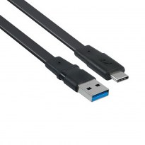 RIVAPOWER VA6003 BK12 câble Type C 3.0 – USB 1.2m noir