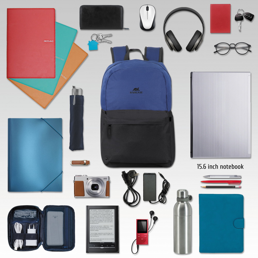 5560 cobalt blue/black 20L Laptop backpack 15.6