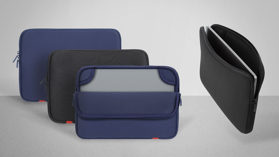 RIVACASE 5123 laptop sleeves – now in black and blue