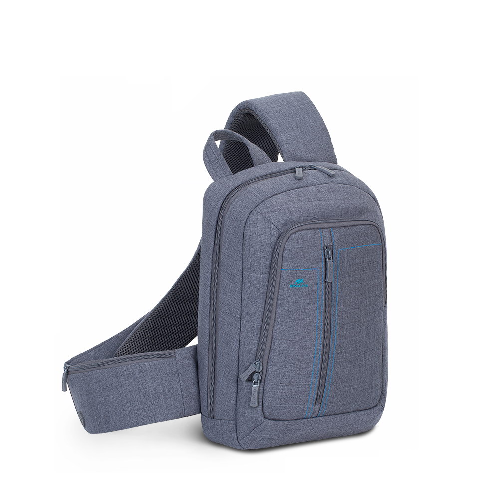 7529 grey Laptop Sling backpack 13.3