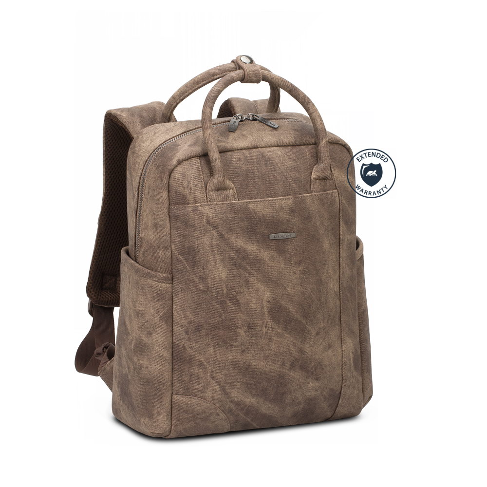 8925 beige Laptop backpack 13.3