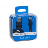 6002 BK12 Type С 2.0 – USB cable 1.2m black RU