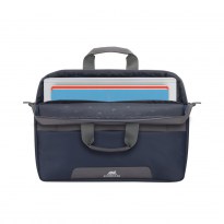 7757 Stahlblau/grau Laptop shoulder bag 17.3