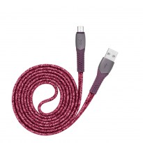 PS6100 RD12 Micro USB Ladekabel 1,2m rot