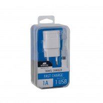 VA4111 WD1 EN wall charger (1 USB /1 A), with Micro USB cable