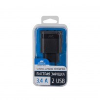 VA4123 B00 RU wall charger (2 USB /3.4 A)
