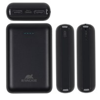 VA2412 (10000 mAh) black, portable battery