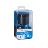 VA4422 BD1 UK wall charger (2 USB /2.4 A), with Micro USB cable