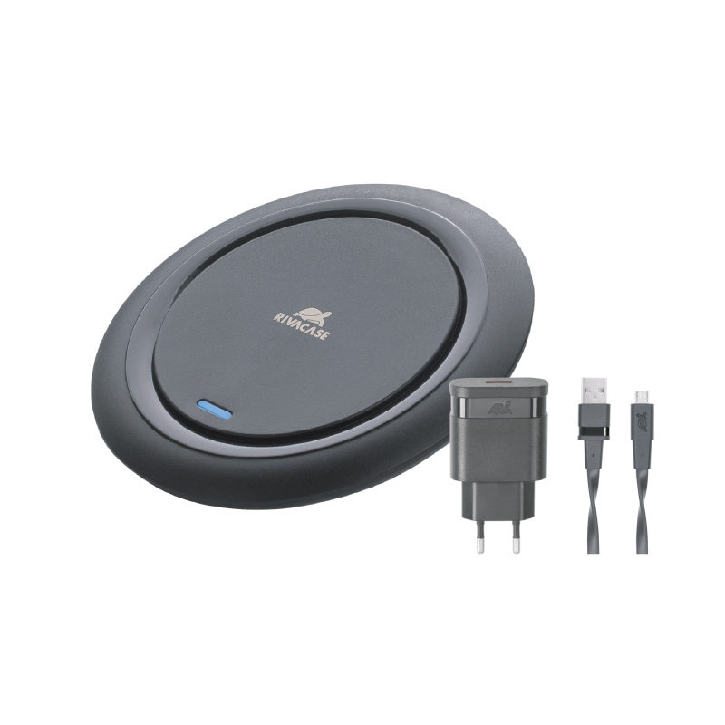 VA4914 BD1 wireless fast charger black 10W + wall charger